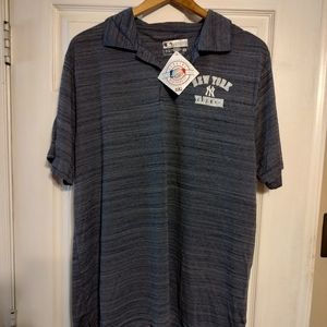 Men's MLB Genuine True Fan New York Yankees gray polo shirt new w tags Size XL